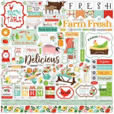 Carta Bella Farm To Table - Element Sticker